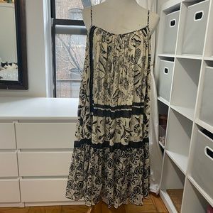 anna sui silk print dress